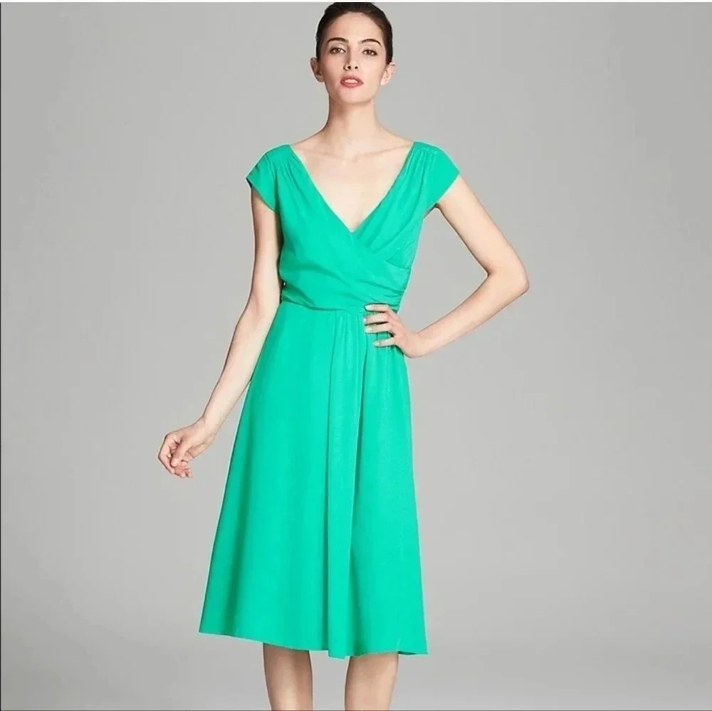 Kate Spade New York V-Neck Midi Length Dress